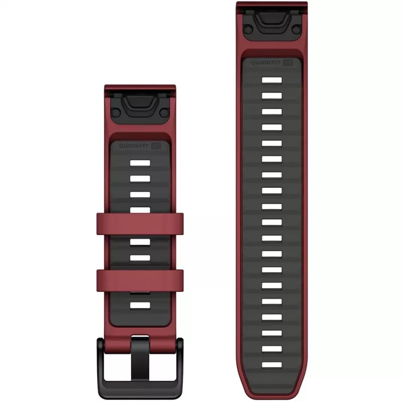 Dirželis Garmin QuickFit 010-13392-06 Graphite Red