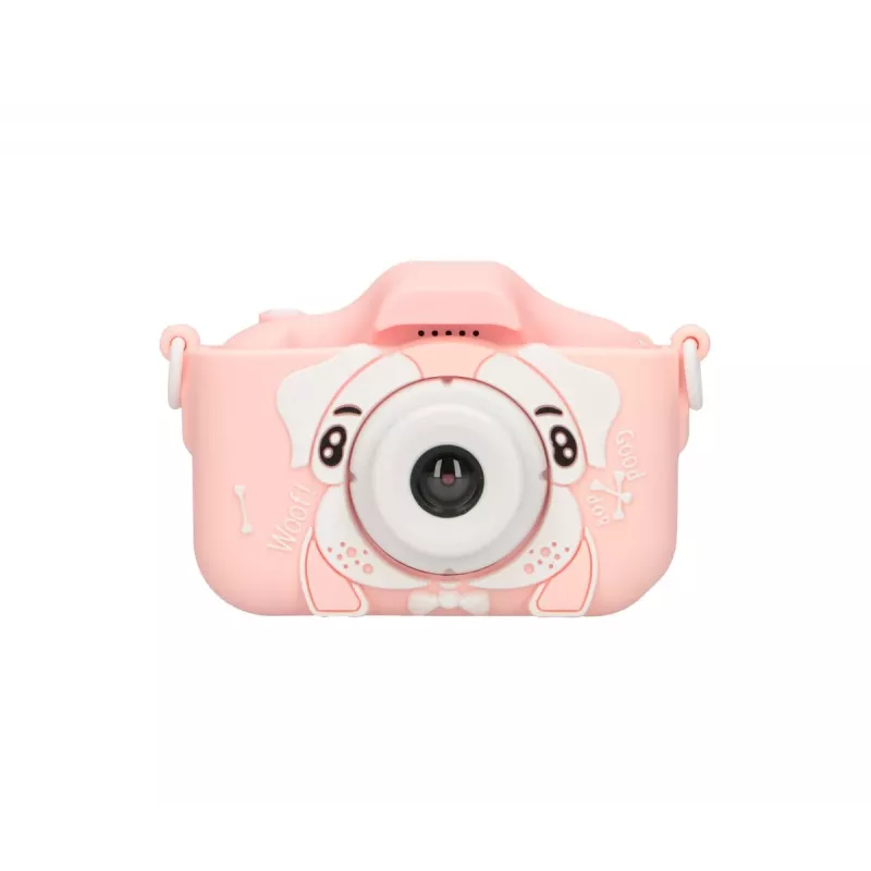 Vaikiškas skaitmeninis fotoaparatas Extralink H28 SINGLE PINK — rožinis/baltas, nuo 3 metų