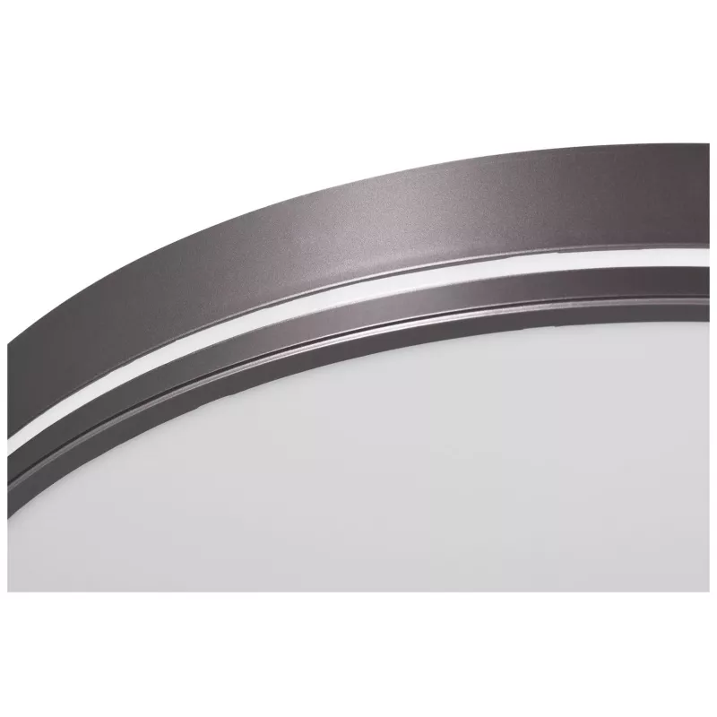 LED lubinis šviestuvas ActiveJet AJE-TOSCA 24W, apvalus 40 cm, 4000 K, 2580 lm, pilkas