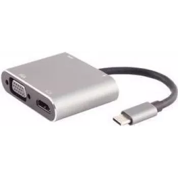 Laptop Dock S/CONN 14-05026 Wired USB 3.2 Gen 1 Type-C Pilka