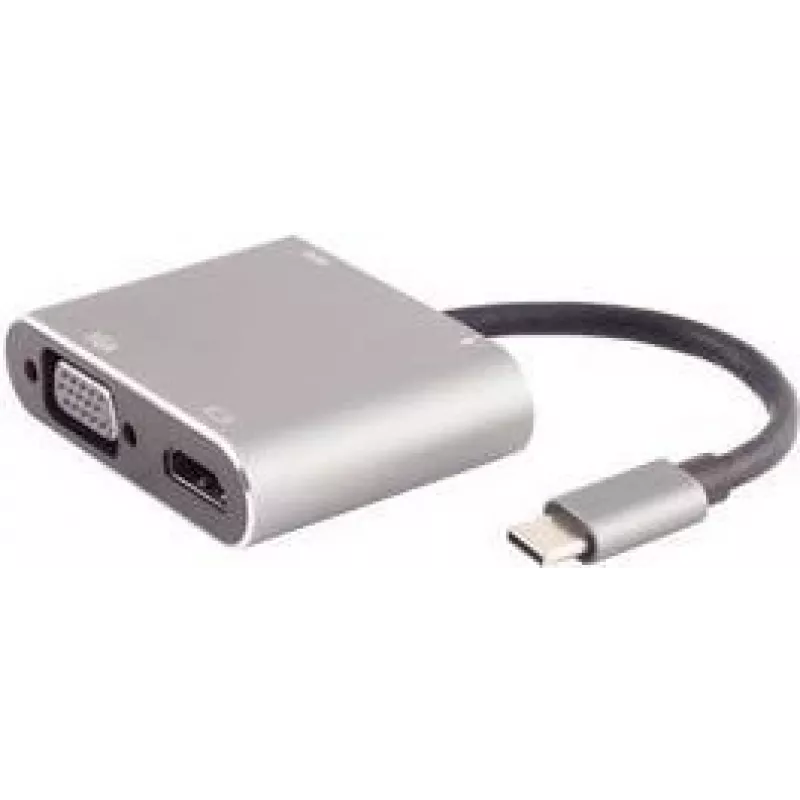 Laptop Dock S/CONN 14-05026 Wired USB 3.2 Gen 1 Type-C Pilka