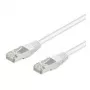 Wentronic Goobay CAT 5e komutacinis kabelis, SF/UTP, baltas, 0,5 m - CCA vario mišinys (93478)