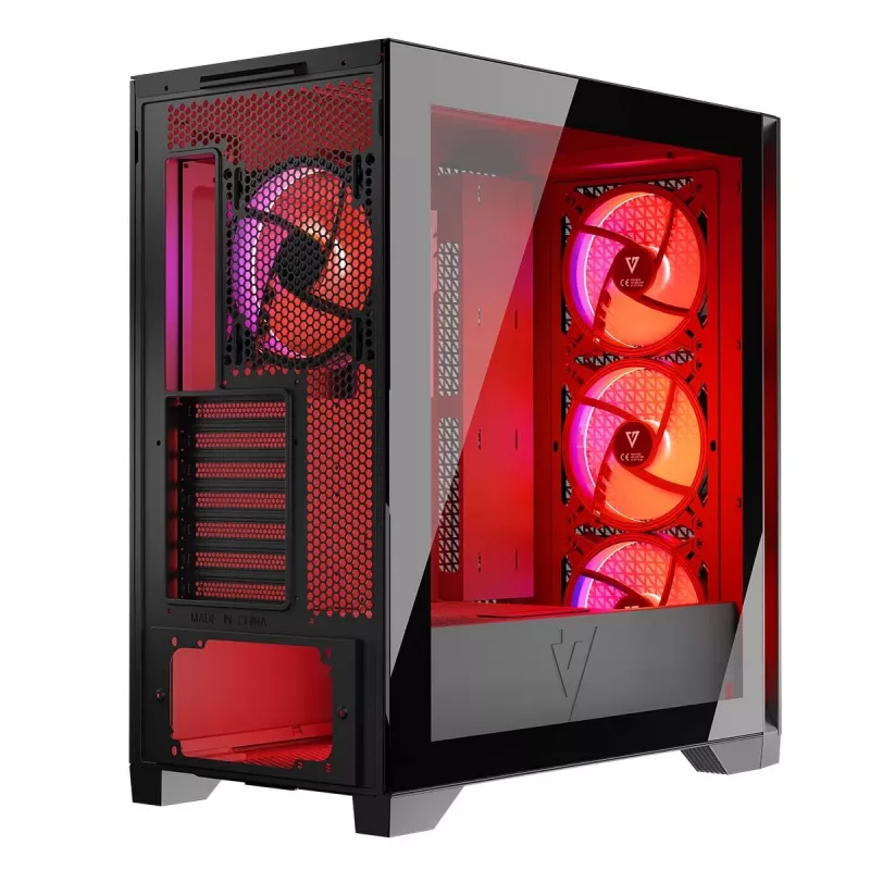 MODECOM korpusas VOLCANO EXPANSE T APEX ARGB MIDI juodas