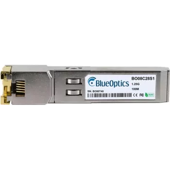 SFP siųstuvas-imtuvas BlueOptics BO08C28S1IN 1000BASE-T (gigabitinis Ethernetas per varinius kabelius, 100 m)