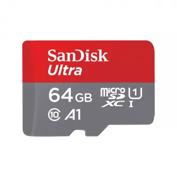 Flash atmintinė SanDisk 64 GB MicroSDHC UHS-I SDSQUNR-064G-GN6TA