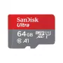 Flash atmintinė SanDisk 64 GB MicroSDHC UHS-I SDSQUNR-064G-GN6TA
