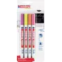 Marker Edding 4085/4N — kreidinis žymeklis 1–2 mm, neoninis, 4 vnt. rinkinys