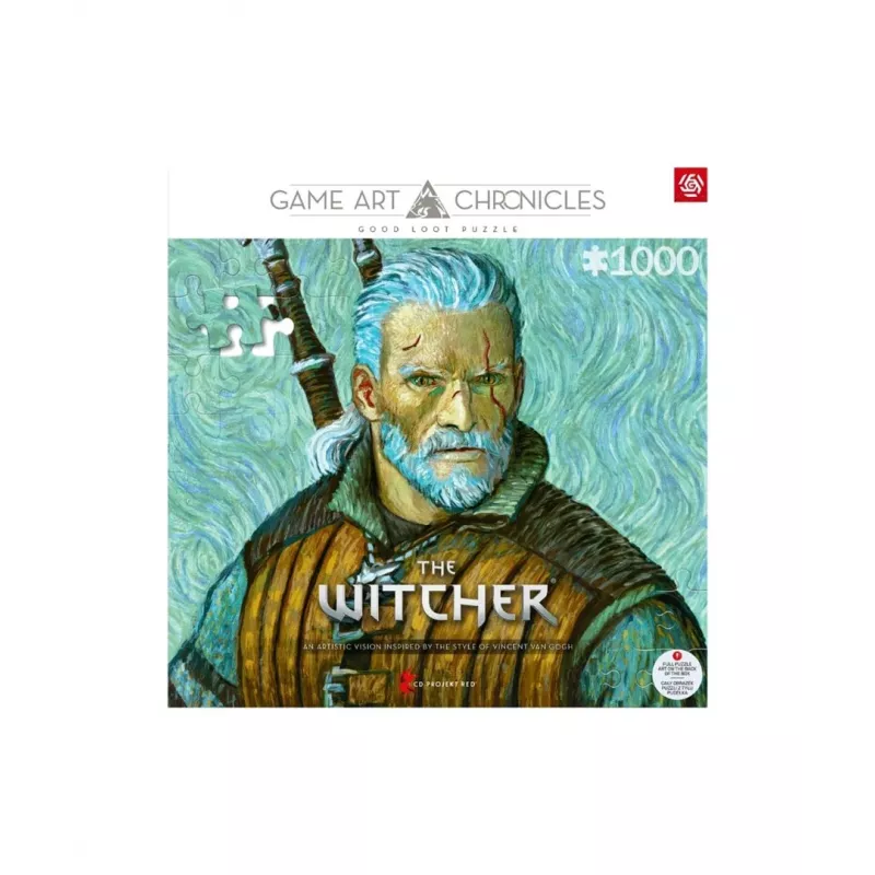 Dėlionė Cenega The Witcher Geralt & Vincent van Gogh 1000 vnt.