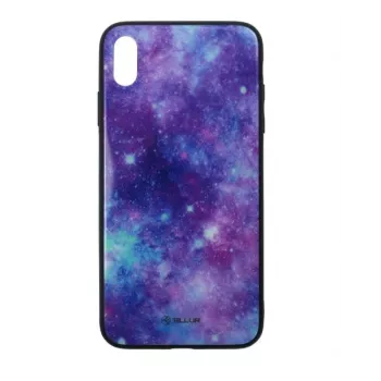 Ekrano apsauginis stiklas Tellur Cover Glass su spaudiniu, skirtas iPhone XS Max, su visatos raštu