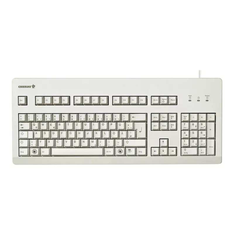 CHERRY G80-3000 klaviatūra Universali USB QWERTZ Vokiška Pilka