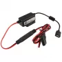 Mobiliojo įrenginio įkroviklis RAM Mounts RAM-GDS-CHARGE-V7B1U — patalpų USB įkroviklis, 10–30 V įvestis, 9 V maks. išvestis, 2,5 A, 1,2 m kabelis, juoda/raudona