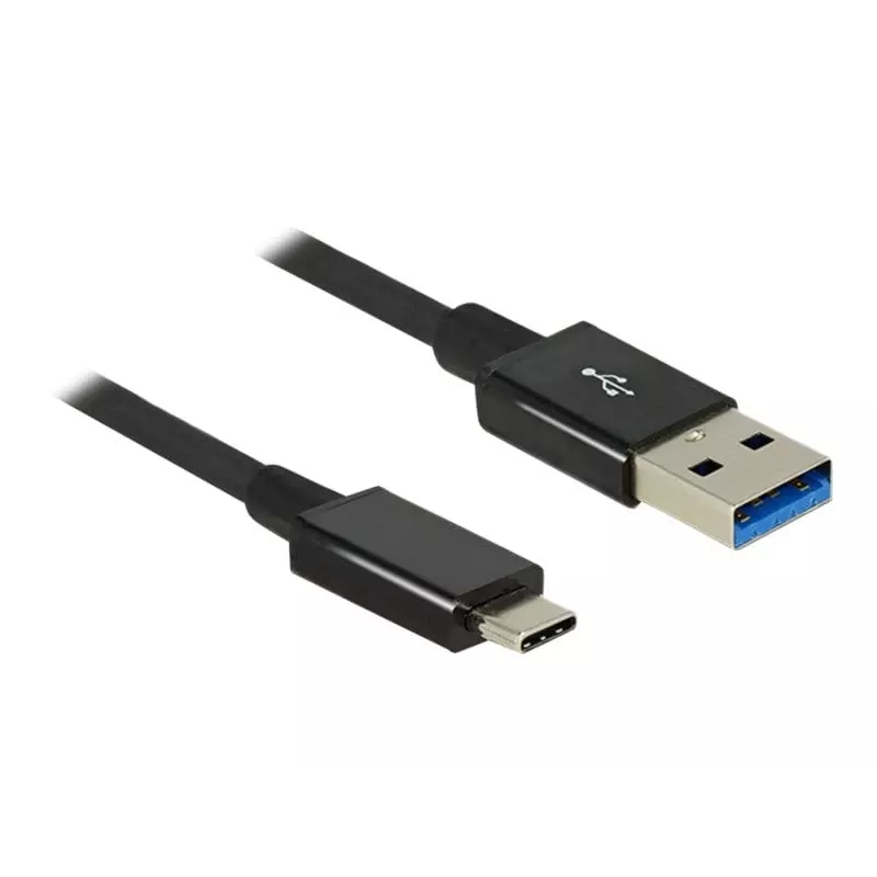 DeLOCK Premium - USB laidas - 24 kontaktų USB Type C (M) - į - 9 kontaktų USB Type A (M) - 1,0 m (USB 3.1 Gen2) - juodas (83983)