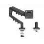 Monitoriaus stovas TRACER Pivot Master TRAUCH47659 — reguliuojamas aukštis, pakreipimas/sukimas, VESA 100×100, iki 9 kg, 13–32 colių ekranams, stalo tvirtinimas, juoda