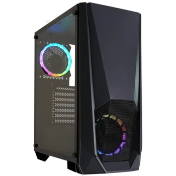 Xilence Xilent Blast X505.ARGB žaidimų kompiuterių korpusas, RGB ATX Midi bokštas, juodas (XG141)