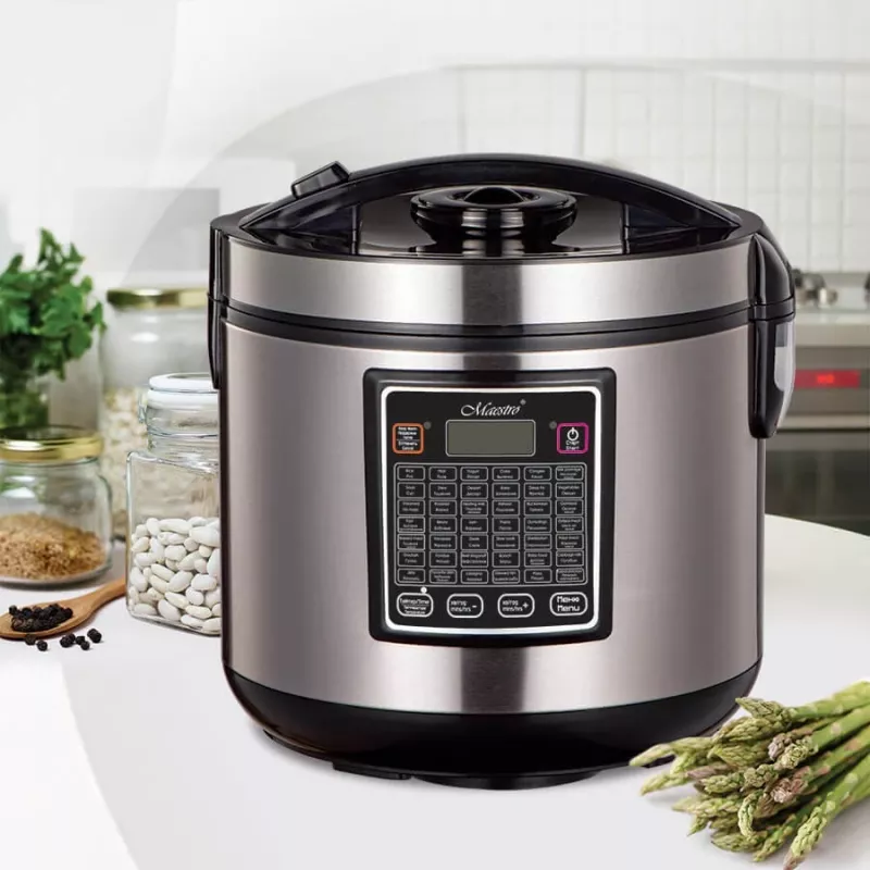 Multicooker Maestro MR-793 5 L, 900 W, nerūdijantis plienas/juodas, 42 automatinės programos, 40–160°C
