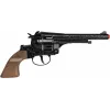 Pulio Metal Cowboy Revolver Gonher — metalinis žaislinis revolveris su kapsulėmis, modelis 155122/6