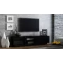 Cama TV spintelė SIGMA1 180 juodas/juodas blizgus