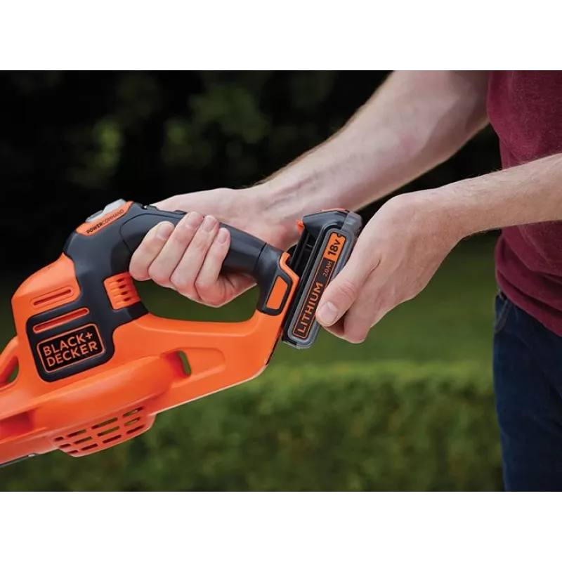 Black & Decker GWC1820PC belaidis lapų pūstuvas 209 km/h Juoda, Oranžinė 18 V Ličio