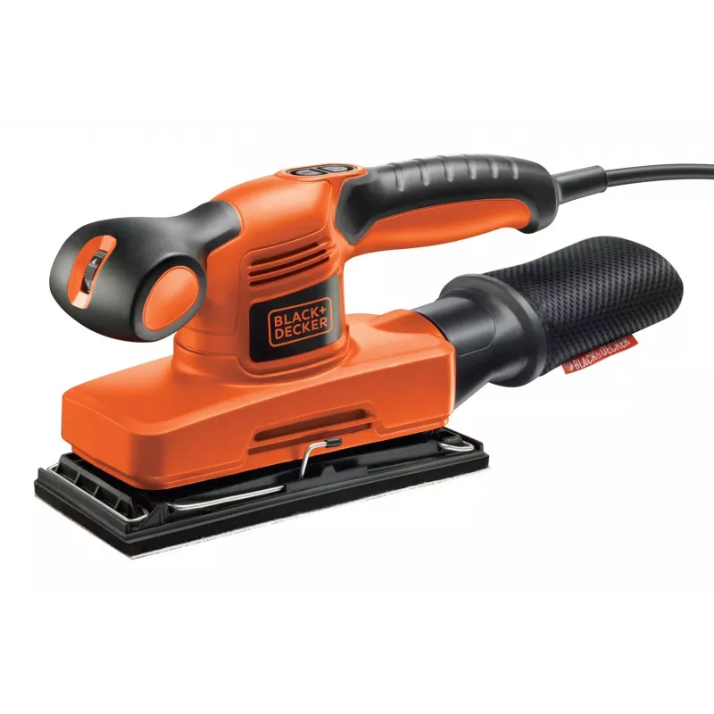 Orbitalinis šlifuoklis Juoda & Decker KA320EKA-QS, 240 W, 91 x 189 mm padas, 2 mm orbita