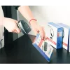 Manhattan 2D ilgo nuotolio LED brūkšninių kodų skaitytuvas, USB, 450 mm skaitymo gylis, maks. aplinkos apšvietimas 100 000 liuksų (saulės šviesa), palaiko simboliką – 1D (x21 versijos) ir 2D (x10 versijos), skaitytuvo RJ45 į USB 1,8 m laidas (populiariausias tipas, kuris yra USB-A), juodas, 3 metų garantija