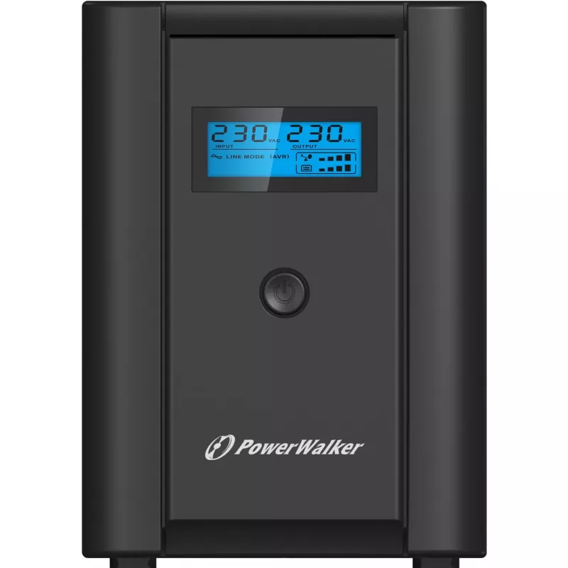 PowerWalker VI 2200 LCD/IEC nepertraukiamo maitinimo šaltinis (UPS) Line-Interactive 2,2 kVA 1200 W 6 kintamosios srovės lizdų