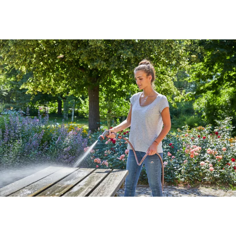Komfortinė valymo purškimo pistoletas ecoPulse, purškimo pistoletas pilka/oranžinė