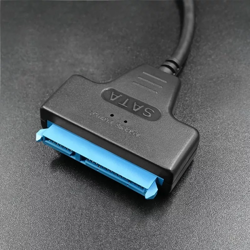 Adapteris QOLTEC 51855 — išorinis M.2 NVMe/NGFF į USB 3.0 adapteris, 10 Gb/s, 2,5 colio/M.2 diskams, juodas