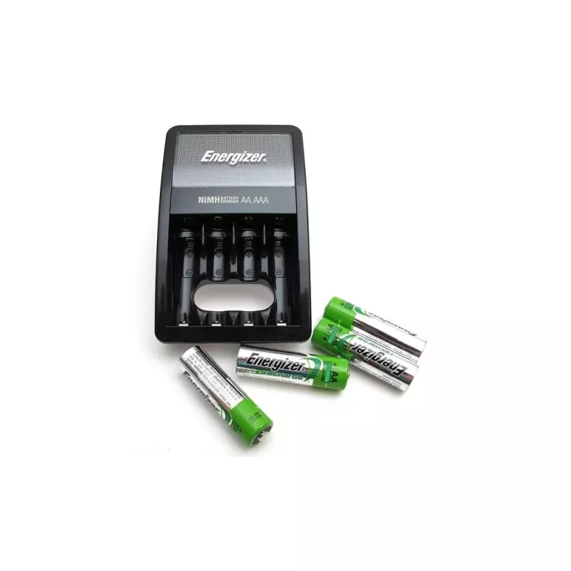 ENERGIZER Maxi ACCU HR6 POW baterijų įkroviklis + 2 AA 2000 mAh baterijos