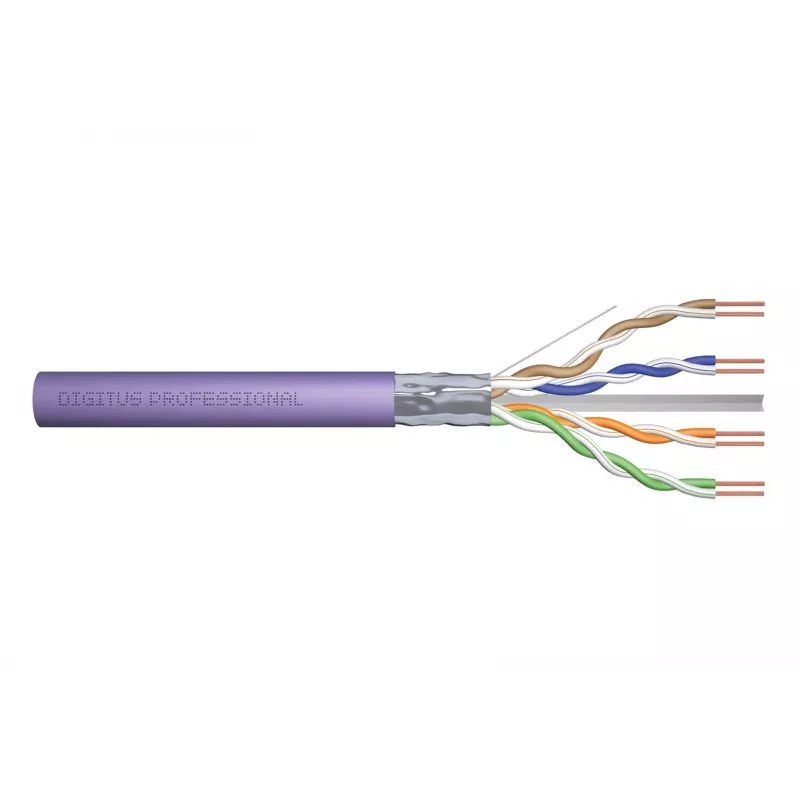 Tinklo kabelis DIGITUS DK-1624-VH-5 F/UTP Cat.6 500 m violetinis