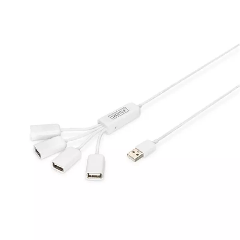 USB šakotuvas Digitus plonas Spider DA-70216