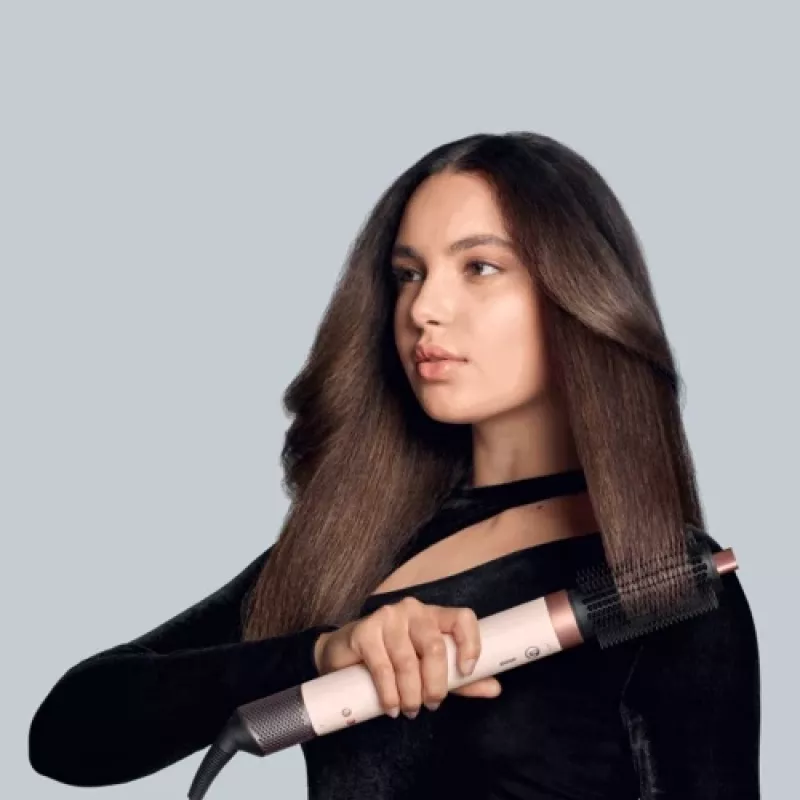 Airwrap Co-anda2x tiesus + Wavy , Multistyler creme/roségold, Bluetooth, 1.700 Watt