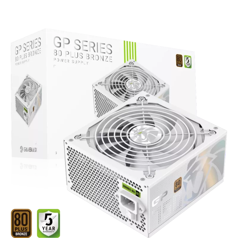 Gamemax maitinimo blokas, 80 PLUS, bronzinis | GP 750B WH | 750 W