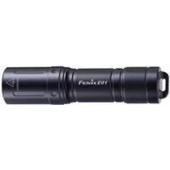 Rankinis žibintuvėlis Fenix E01 V2.0 juodas LED 100 lm IP68