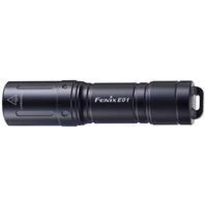 Rankinis žibintuvėlis Fenix E01 V2.0 juodas LED 100 lm IP68
