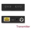 AV siųstuvo ir imtuvo rinkinys DELOCK 65955 — Cat6/Cat6a HDMI ilgintuvas, iki 3840×2160, laidinis, Micro-USB B maitinimas