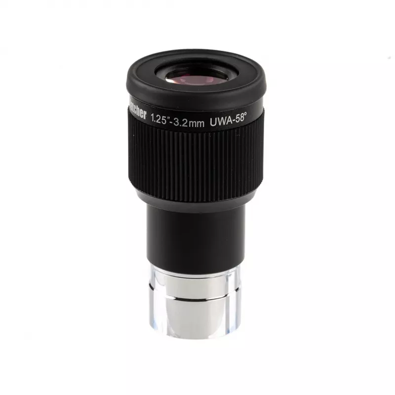 Okuliaras Skywatcher SWA-58 3,2 mm 1,25 colio – plataus kampo astronominis okuliaras