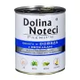 Šlapias šunų maistas dolina noteci Premium — menkė ir brokoliai, 800 g, suaugusiems šunims, be grūdų, be glitimo