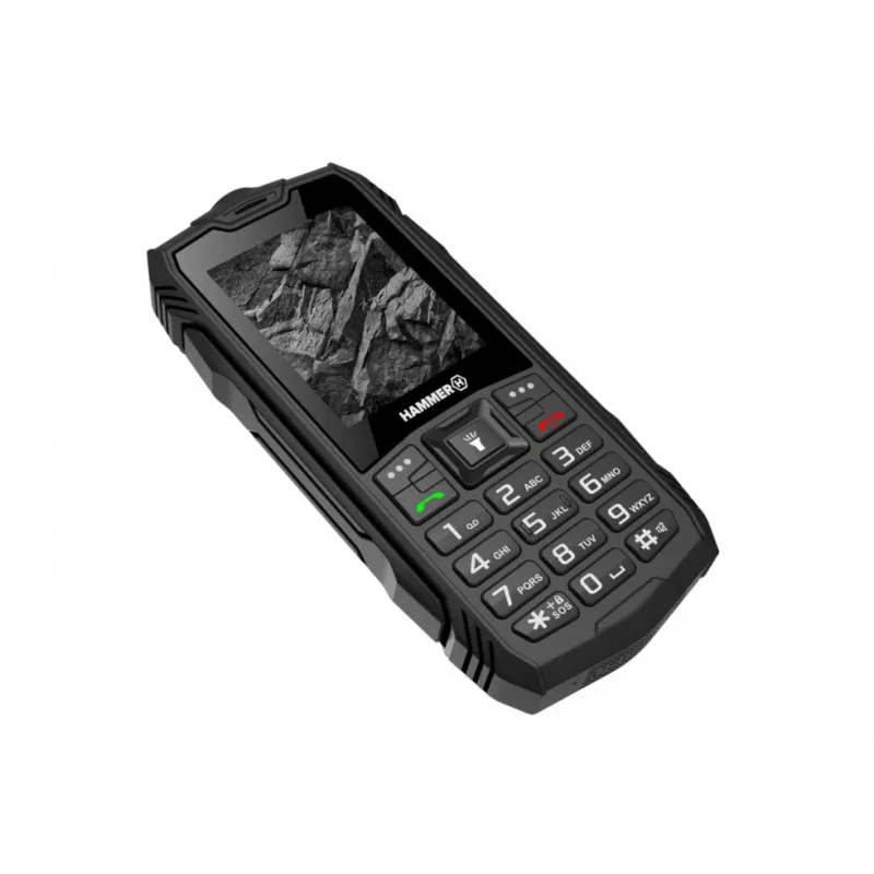 Mobilusis telefonas MyPhone Hammer Rock Dual Juoda, 5.5 col.