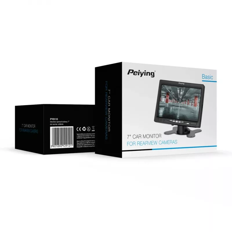 Peiying automobilinis monitorius galinio vaizdo kamerai 7 PY0110