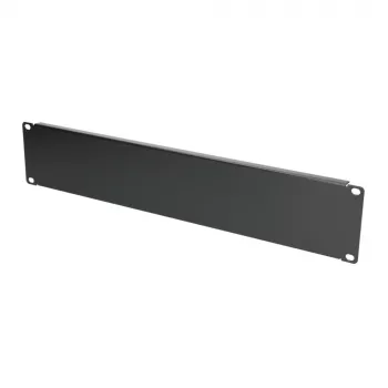 Stovo uždarymo plokštė Extralink Front Blank Panel 2U 19 col. juoda, plieninis korpusas