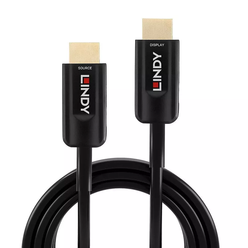 Lindy 20m hibridinis šviesolaidinis itin didelės spartos HDMI laidas, 20 m