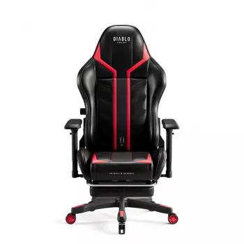 Diablo X-Ray 2.0 Normal Size žaidimų kėdė juoda, raudona