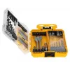 DeWalt 100 vnt. Pozi varžtų rinkinys — tvirtinimo detalių komplektas, įvairių dydžių medienai ir metalui