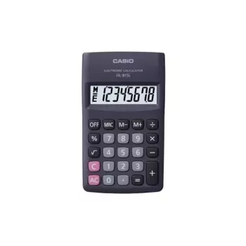 CASIO HL-815L-BK BOX kišeninis skaičiuotuvas, 8 skaitmenų, 69,5x118mm, juodas