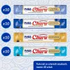 Drėgnos katės skanėstai INABA Churu įvairovės dėžutė Tunas su jūros gėrybėmis — 40 x 14 g pastos paketėlių, be grūdų, be cukraus