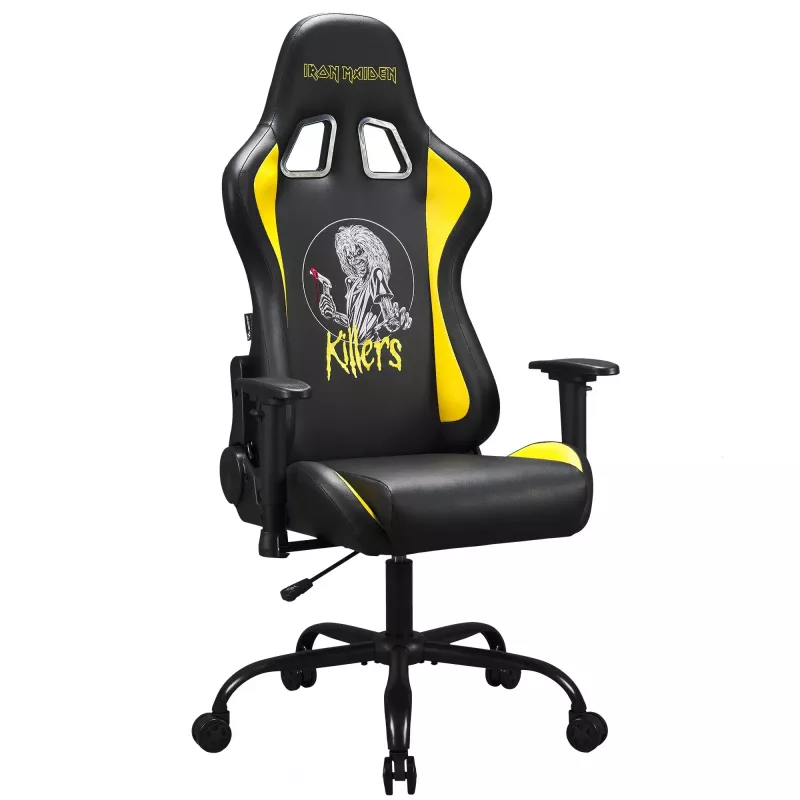 Žaidimų kėdė SUBSONIC Subsonic Pro Iron Maiden Killers — ergonomiškas dizainas, reguliuojamas aukštis