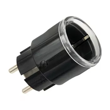 Shelly Plug S MTR Gen3 išmanusis lizdas (juodas)