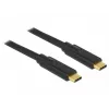 USB kabelis DeLOCK 85527 USB 3.2 Gen 1 2m USB C Juoda