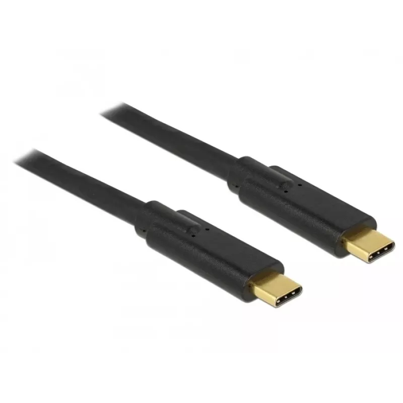 USB kabelis DeLOCK 85527 USB 3.2 Gen 1 2m USB C Juoda