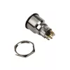 DimasTech Vandalismustaster 22mm Sidabrinėline Dot RGB PD215 mygtukas, 22 mm